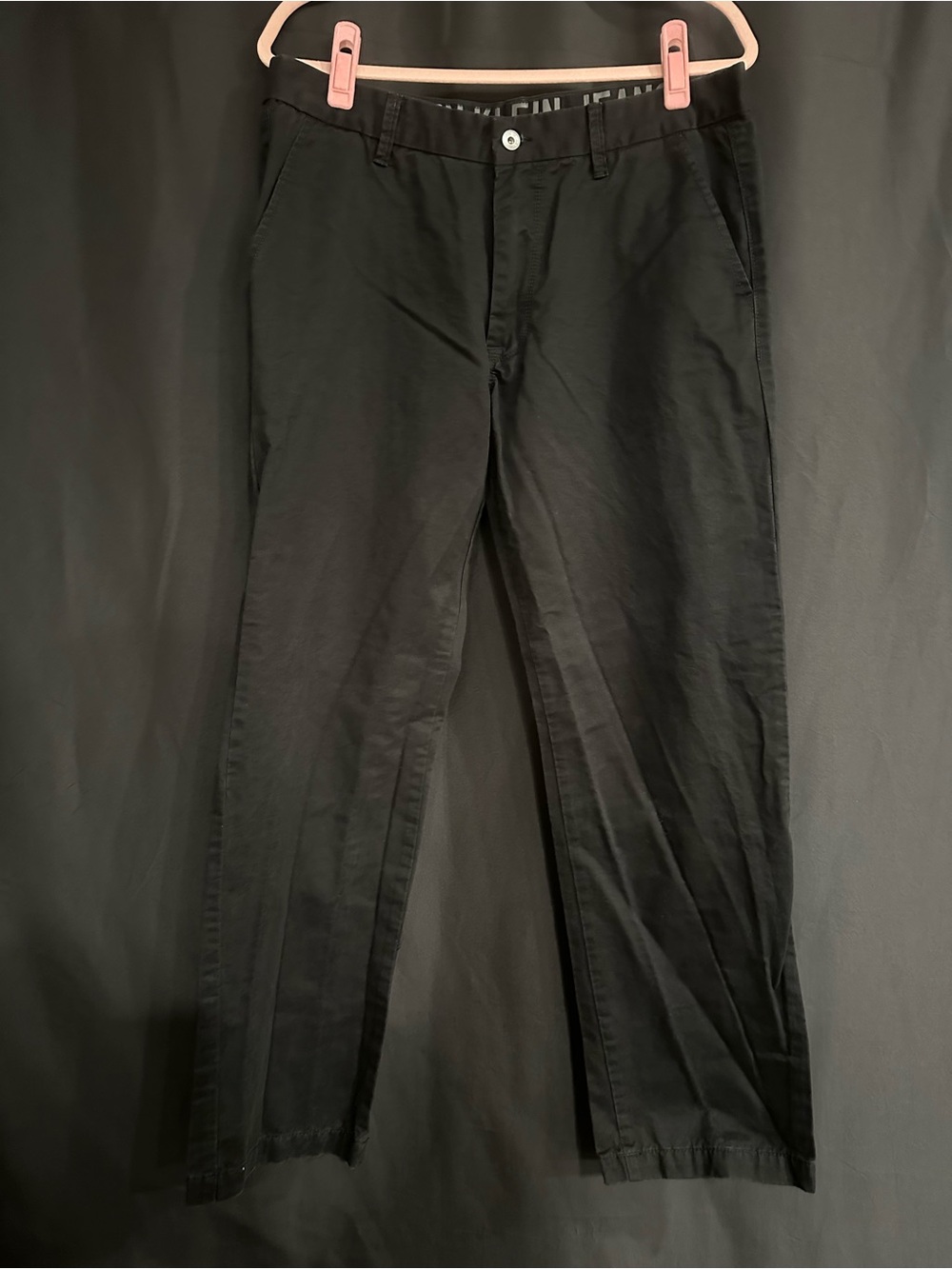 Calvin Klein Jeans Men's Black Chinos